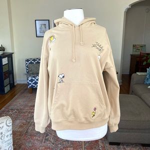 🌞 Teddy Fresh X Target Peanuts Plus Size 3XL Tan Hoodie